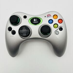 OG XBOX Silver Logitech EA SPORTS Cordless Precision Controller Original GX3B12